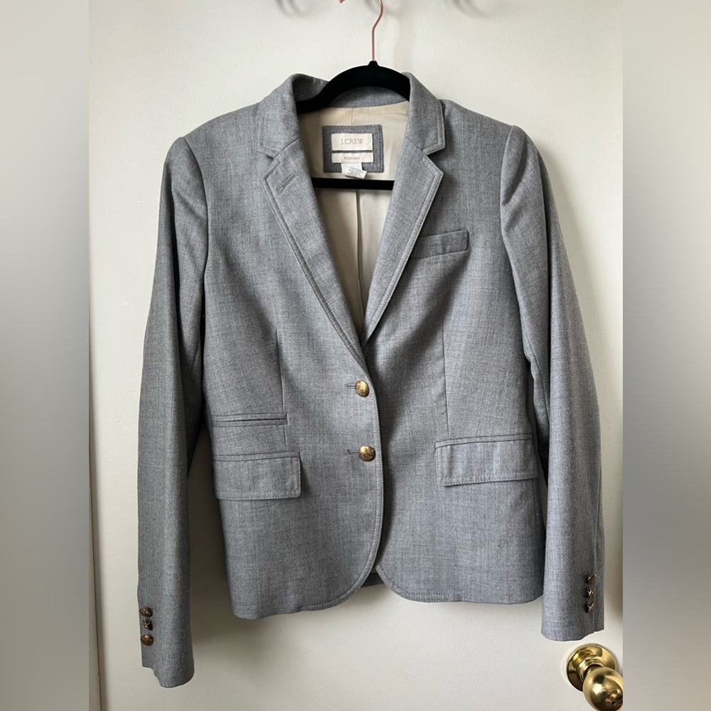 J. Crew 100% Wool Schoolboy Blazer